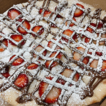 Nutella & Strawberry Pizza
