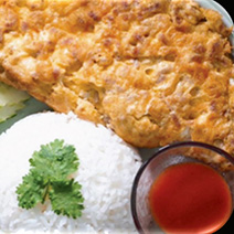 omelet on rice
